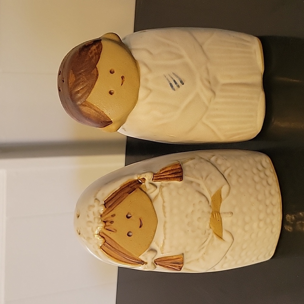 Fitz and Floyd Salt & Pepper Shaker Wedding Set Vintage